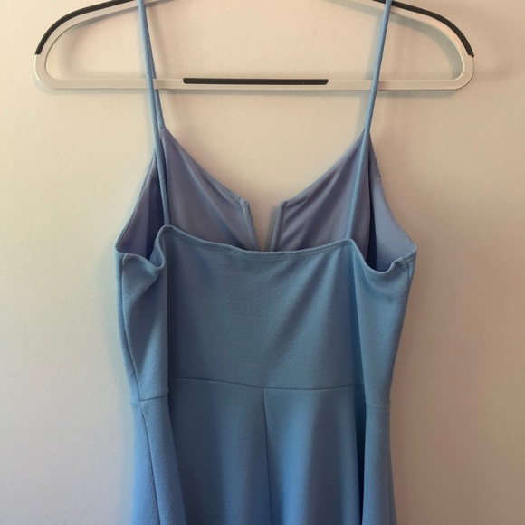 Light blue stretch fit and flare dress - Picture 4 of 4